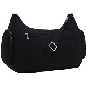 Kipling Gabbina Crossbody/Shoulder Bag-Black Noir-Nylon-Large-NWT